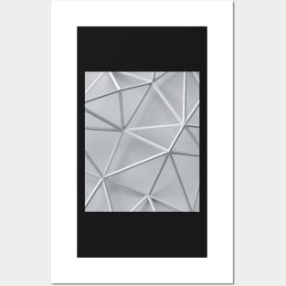 Geometric photo Print in Grey Posters and Art